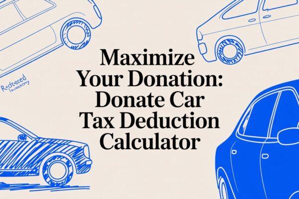 Maximize Your Donation: Using a Donate Car Tax Deduction Calculator